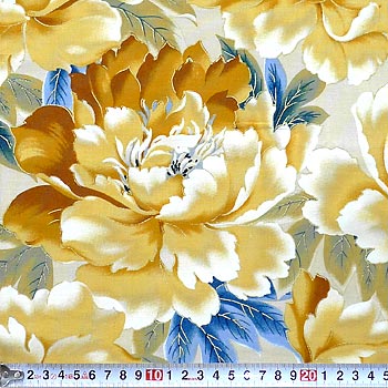 大輪の黄色のお花 110*100