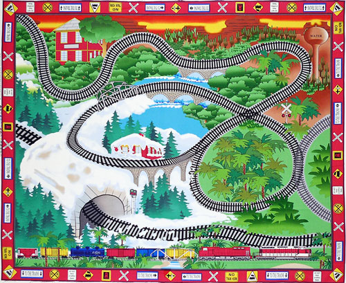 貨物列車 シーニック/パネル 110*91