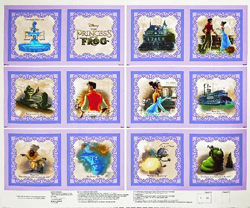 プリンセスと魔法のキス ソフトブックパネル/パープル 110*90