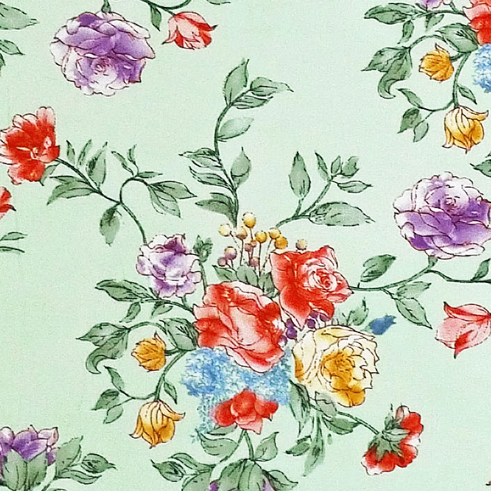 バラの花束 トス/ライトグリーン