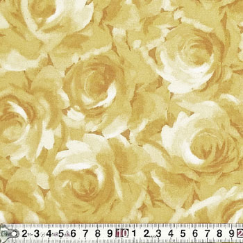 バラの花 オールオーバー/イエロー