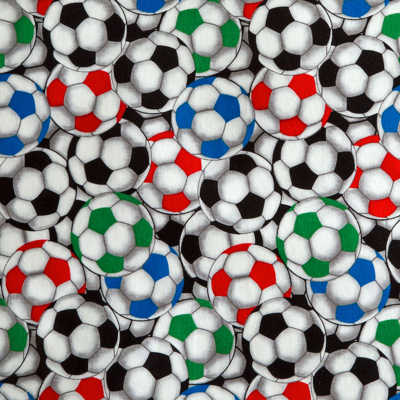カラフルなサッカー・ボール