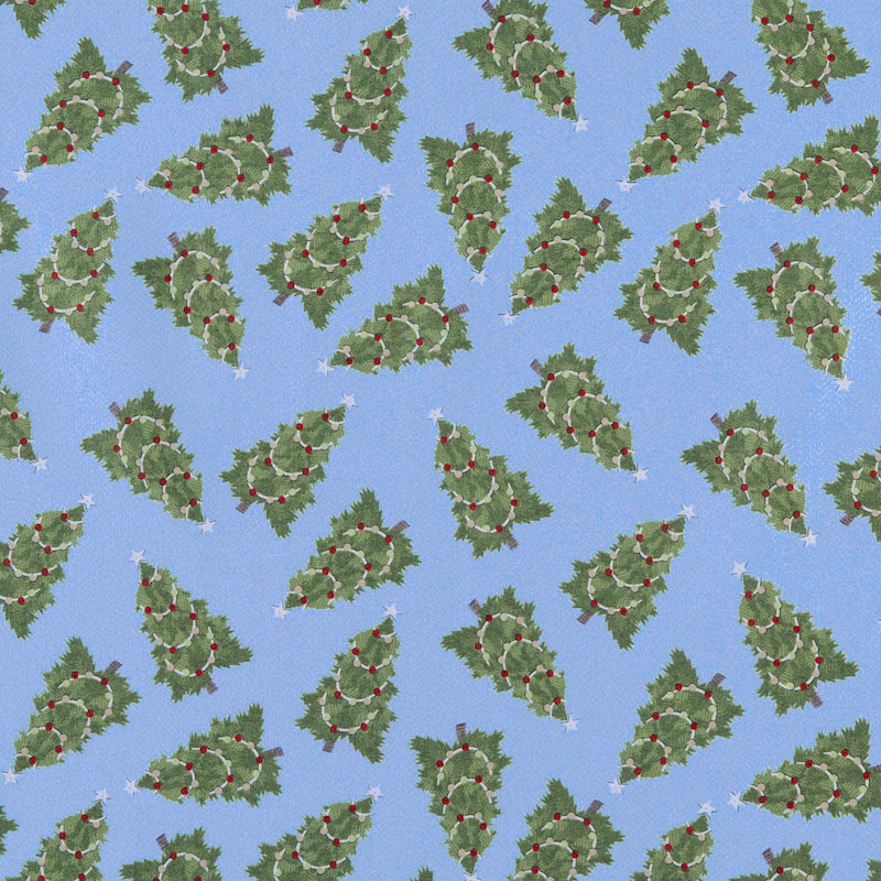クリスマス・ツリー/ブルーグレー