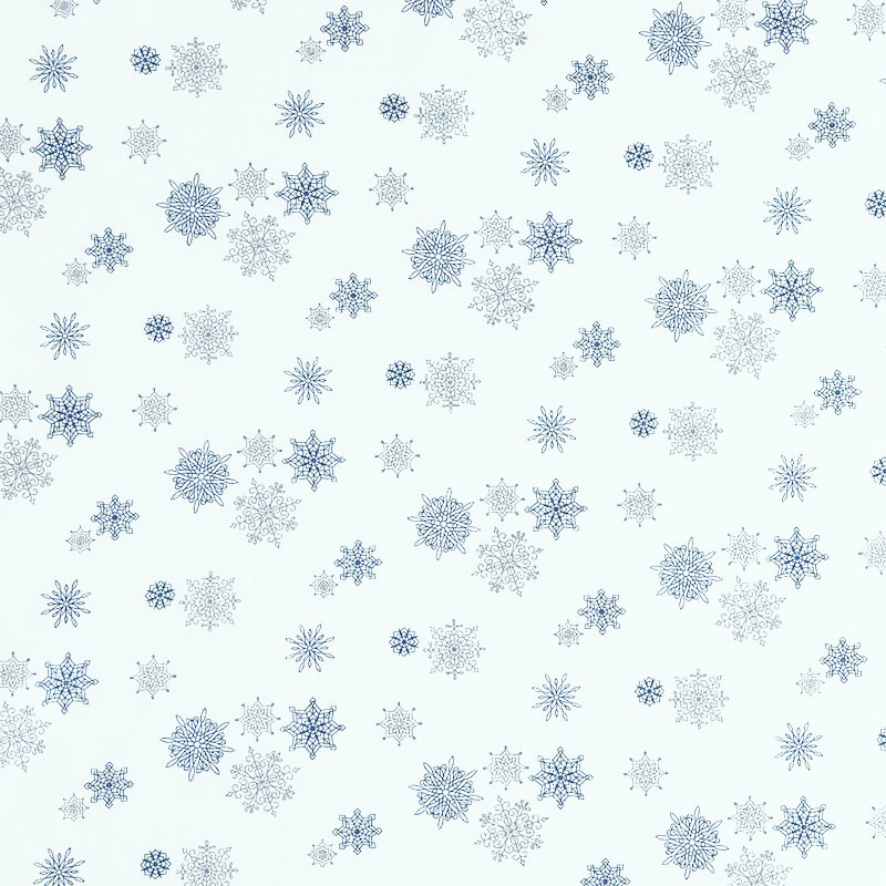 小さなブルーの雪の結晶 クリーム