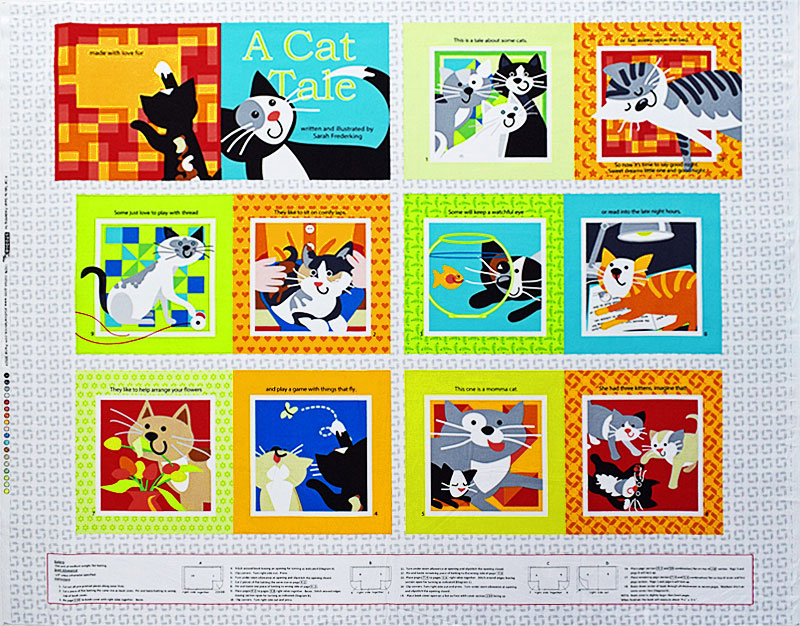 ネコの布絵本が作れるパネル 110*86