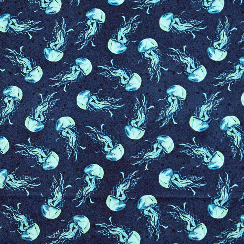 クラゲ オールオーバ ネイビー